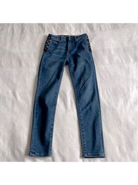 Neon Blonde Bombshell High Rise Skinny Jeans Size 25